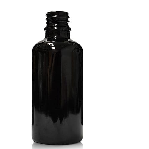 50ml black dropper bottle