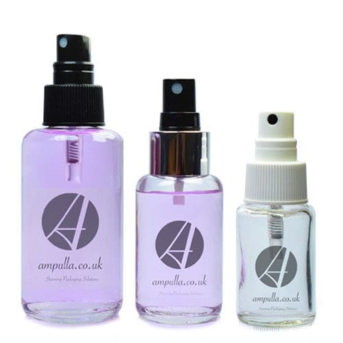 Glass cosmetic bottle group