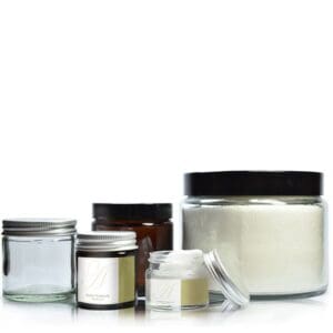 Glass Cosmetic Jars