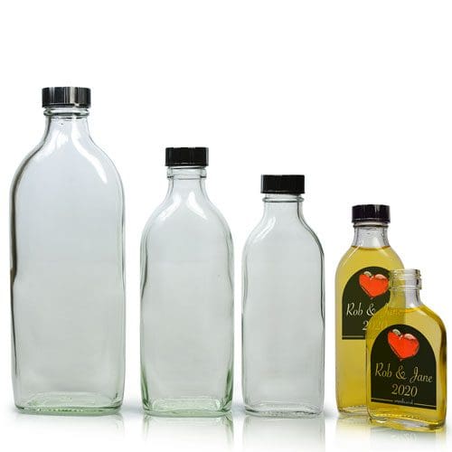 Glass flask bottle group