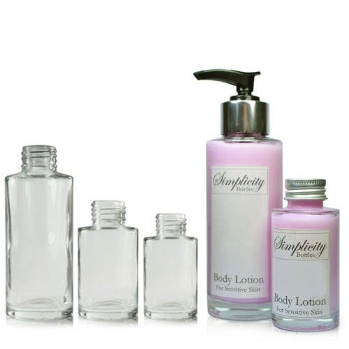 Glass fragrance bottle group