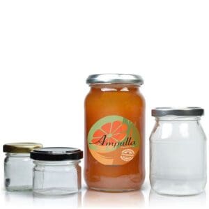 Glass Jam Jars