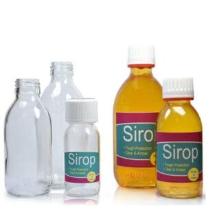 Glass Medicine Bottles