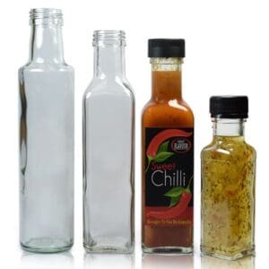 Glass Sauce Bottles