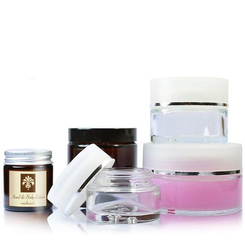 Luxury cosmetic jar group