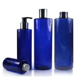PET Cobalt Blue Plastic Bottles