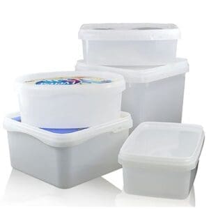 Ice Cream Containers And Salad Tubs