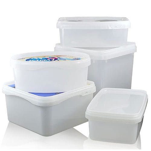 1.2ltr Clear Rectangular Salad Tub with Tamper Evident Lid