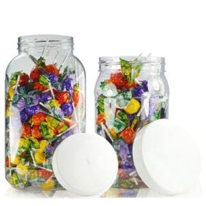 Plastic Sweet Jars