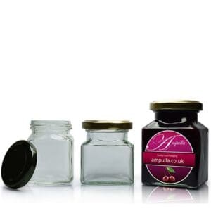 Square Glass Jars
