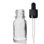 10ml Clear Glass Dropper Bottle & CRC Glass Pipette With Wiper