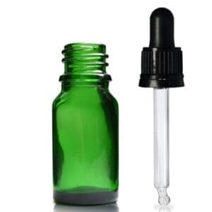 10ml Green Dropper Bottle Tamper Evident Pipette