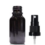 15ml Black dropper bottle black spray