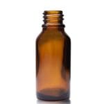 20ml Amber Glass Dropper Bottle (No Cap)