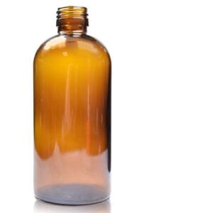 250ml Amber Glass Boston Bottle