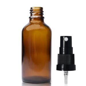 50ml Amber Glass Spray Bottle