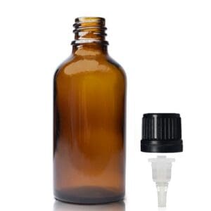 50ml Amber Dropper Bottle With Dropper Cap