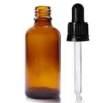 30ml Amber Glass Dropper Bottle & Glass Pipette