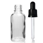 30ml Clear Dropper Bottle With Pipette