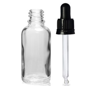 30ml Clear Dropper Bottle With Pipette