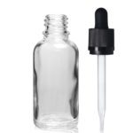 30ml Clear Dropper Bottle With Pipette