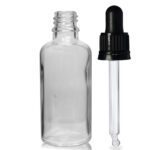 50ml Clear Dropper Bottle With Pipette And Wiper
