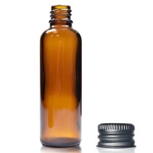 50ml Amber Dropper Bottle & Aluminium Cap