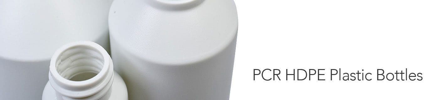 PCR HDPE Plastic Bottles