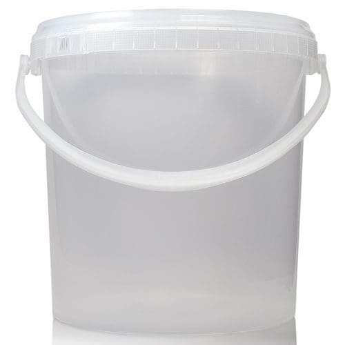 10L Plastic Bucket In Natural