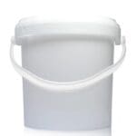 1 Litre White Bucket With Lid