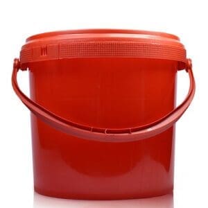 2.5L Red plastic bucket SA