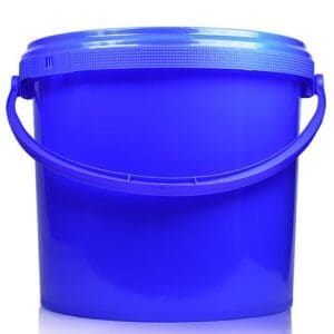 5 Litre Blue Plastic Bucket With Handle