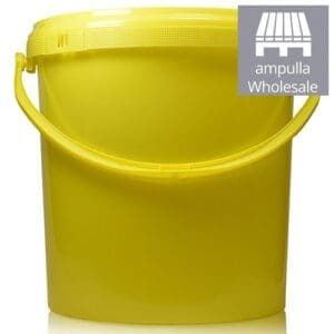 10 Litre Yellow Plastic bucket