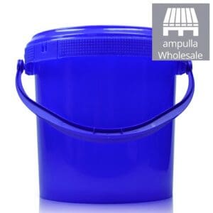 1 Litre Blue Plastic Bucket