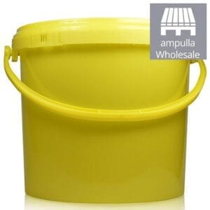 5 Litre Yellow Plastic Bucket