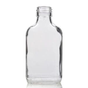 1 Litre Clear Glass Mountain Bottle