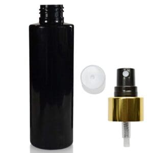 150ml Black Plastic Premium Spray Bottle