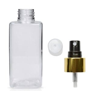 150ml Square Plastic Spray Bottle