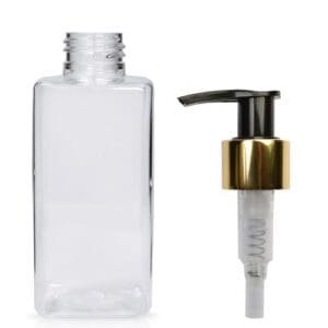 150ml Square Plastic Lotion Bottle