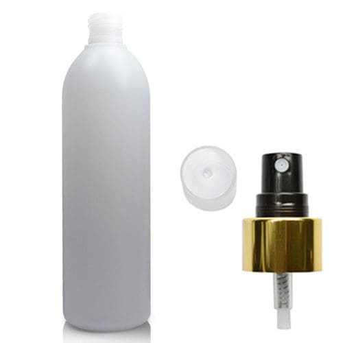250ml Natural HDPE Boston Spray Bottle