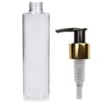 250ml Tall Square Plastic Lotion Bottle