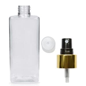 300ml Square Plastic Spray Bottle