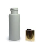 30ml PCR Plastic Bottle With Gold Disc-Top Cap