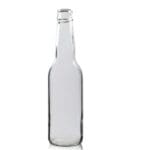 330ml Clear Glass Beer Bottle Crown Neck