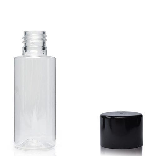 50ml Clear PET Bottle With Double Walled Cap