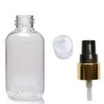60ml Clear Bottle & Gold Pump