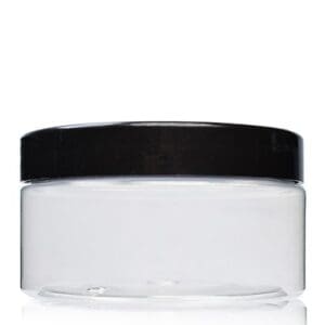 300ml Clear Straight Plastic Jar