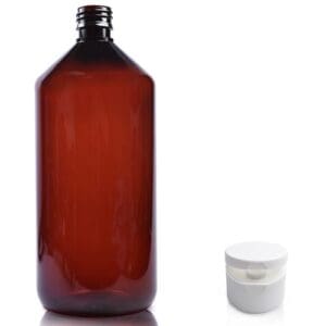 1000ml Amber Flip Top Bottle