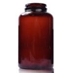 250ml Amber Plastic Pill Jar