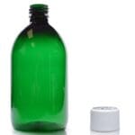 500ml Green Bottle With Child Resistant Cap